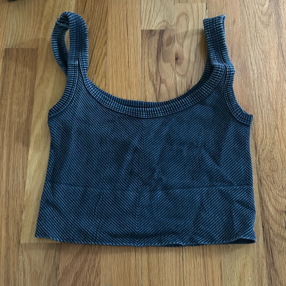 Dark blue tank top